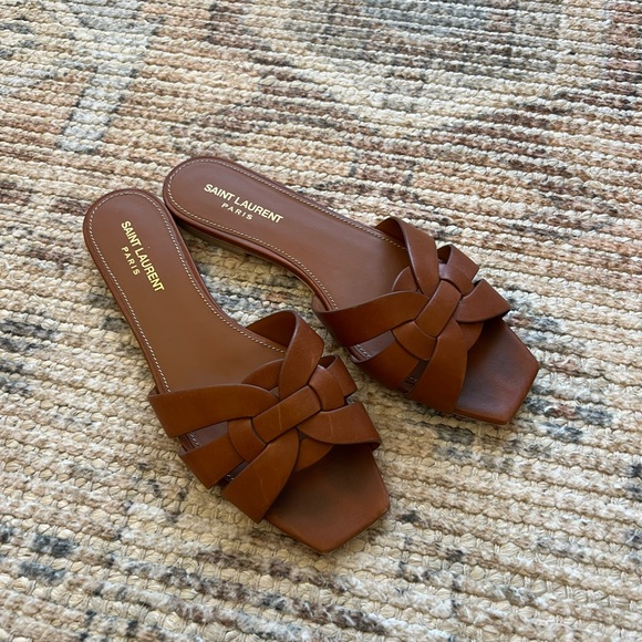 Saint Laurent Women's Brown Sandals - Picture 3 of 6